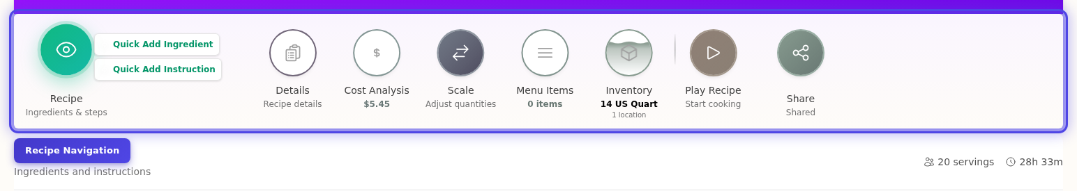 Navigation Dashboard